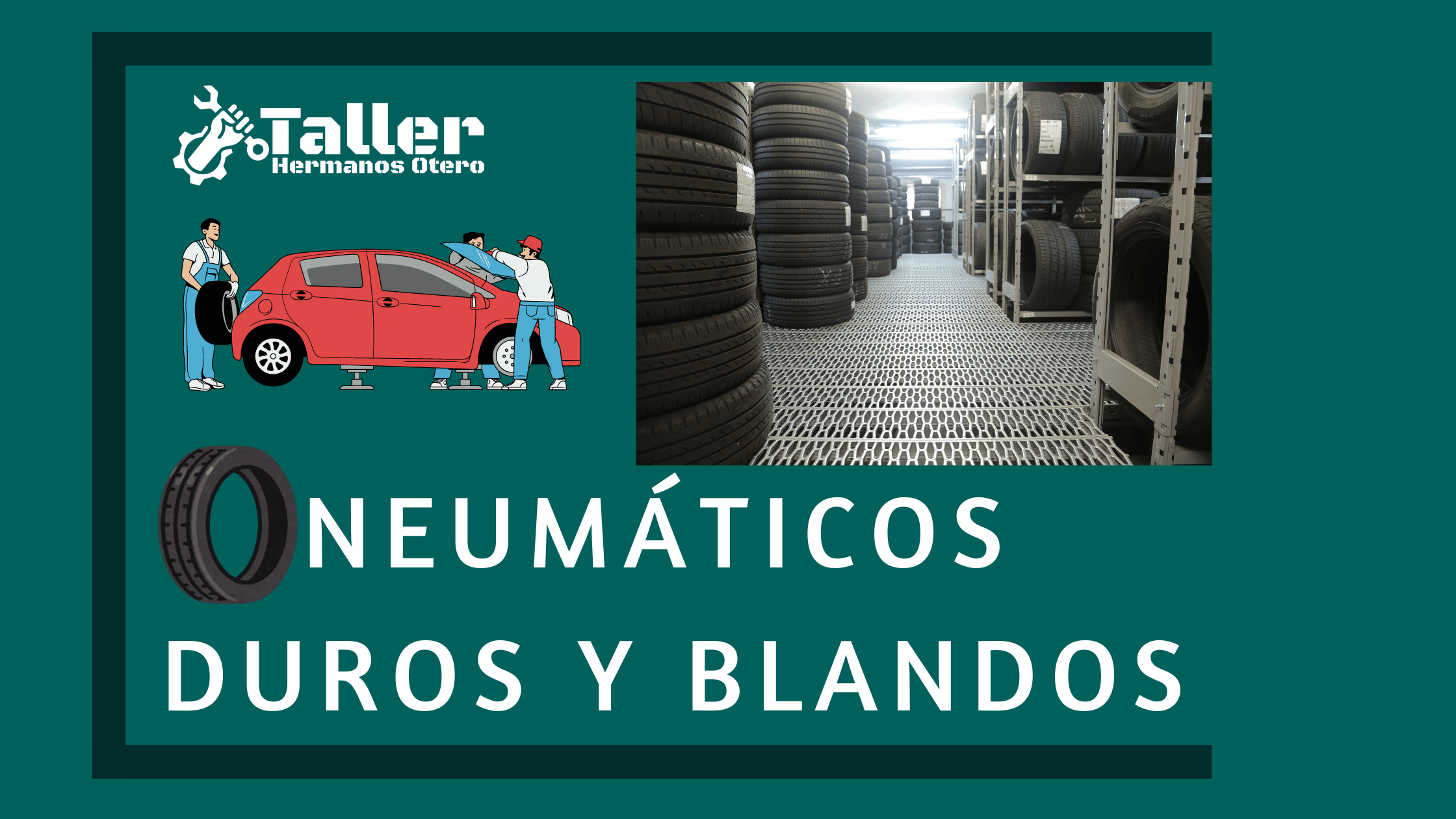 neumáticos duros y blandos